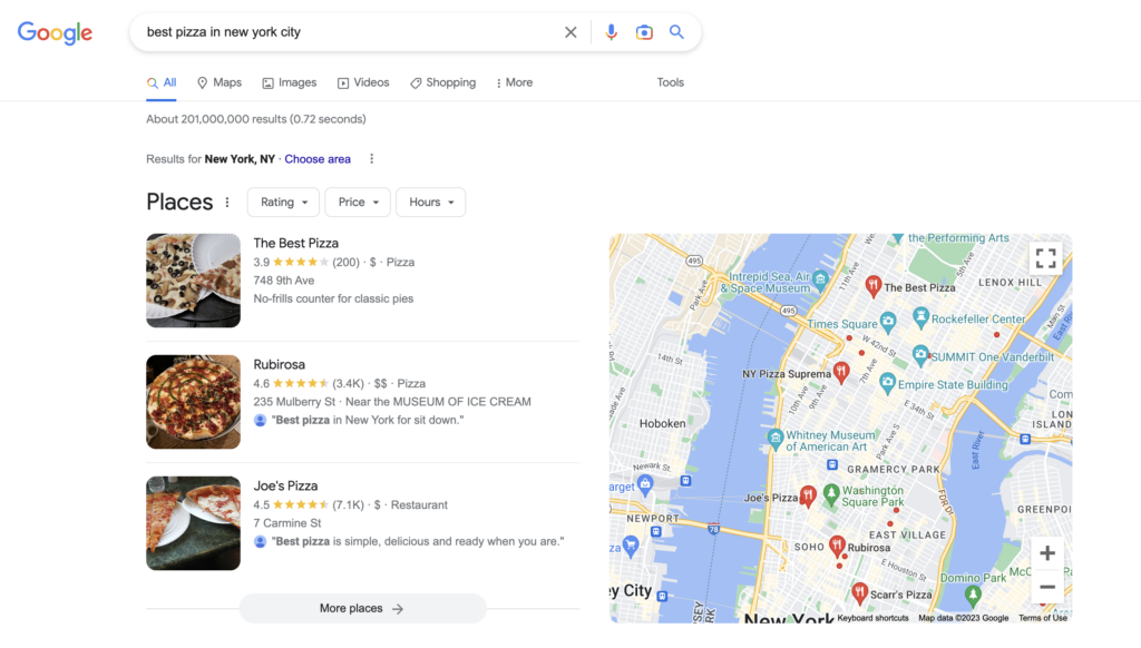 local seo services example